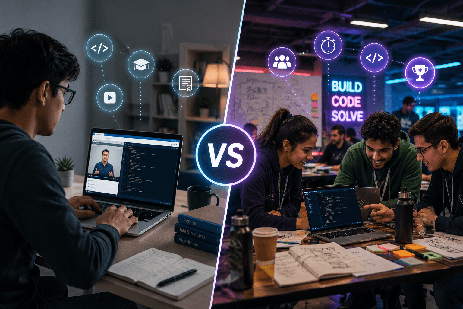 Hackathons vs Online Courses