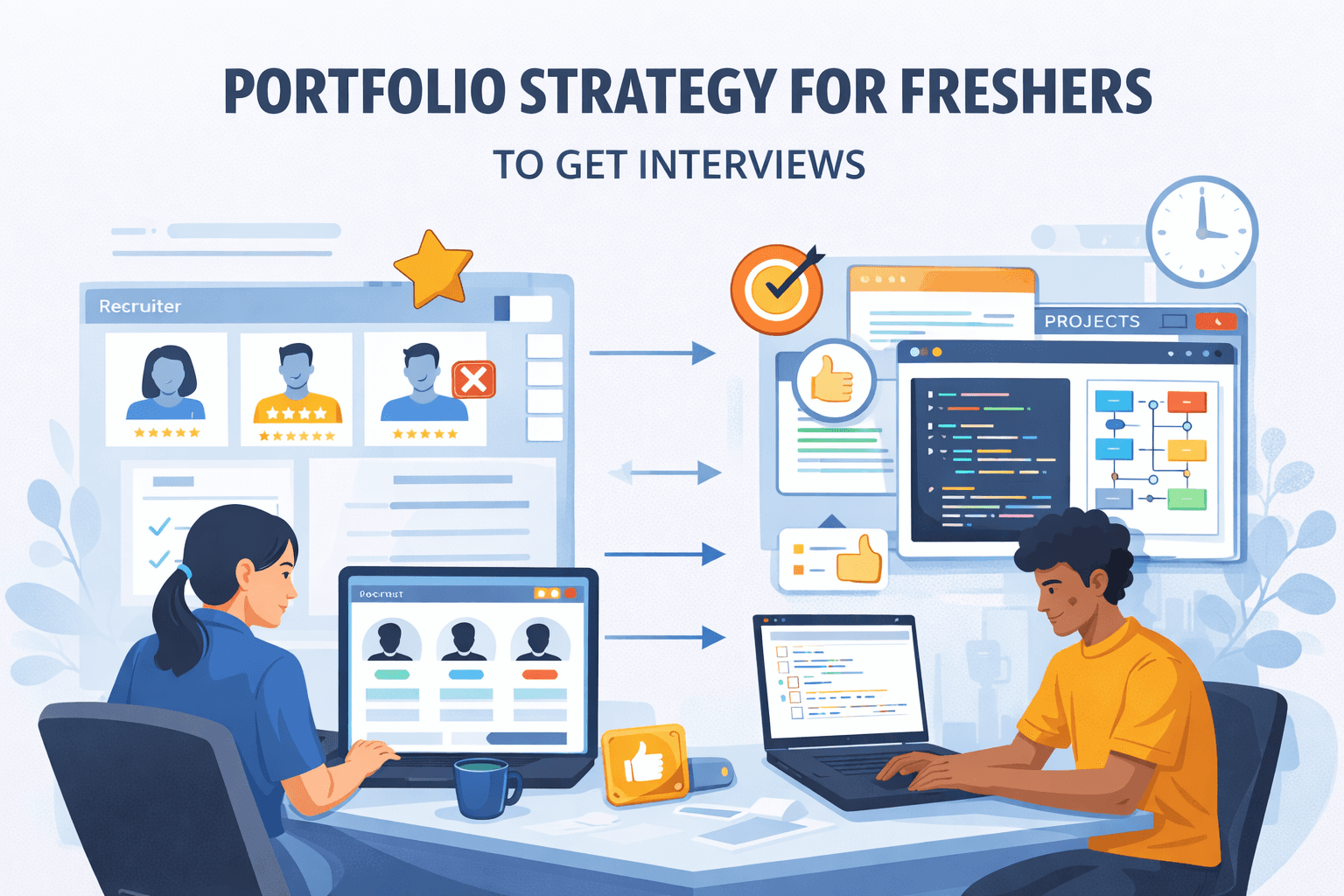 Portfolio Strategy for Freshers That Gets Interviews