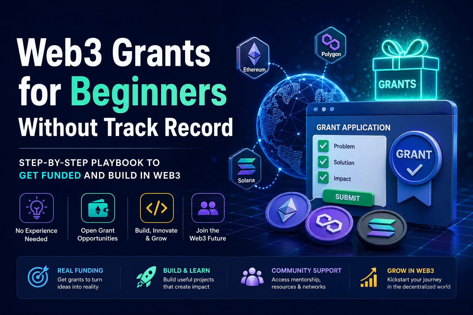 Web3 Grants for Beginners Without Track Record