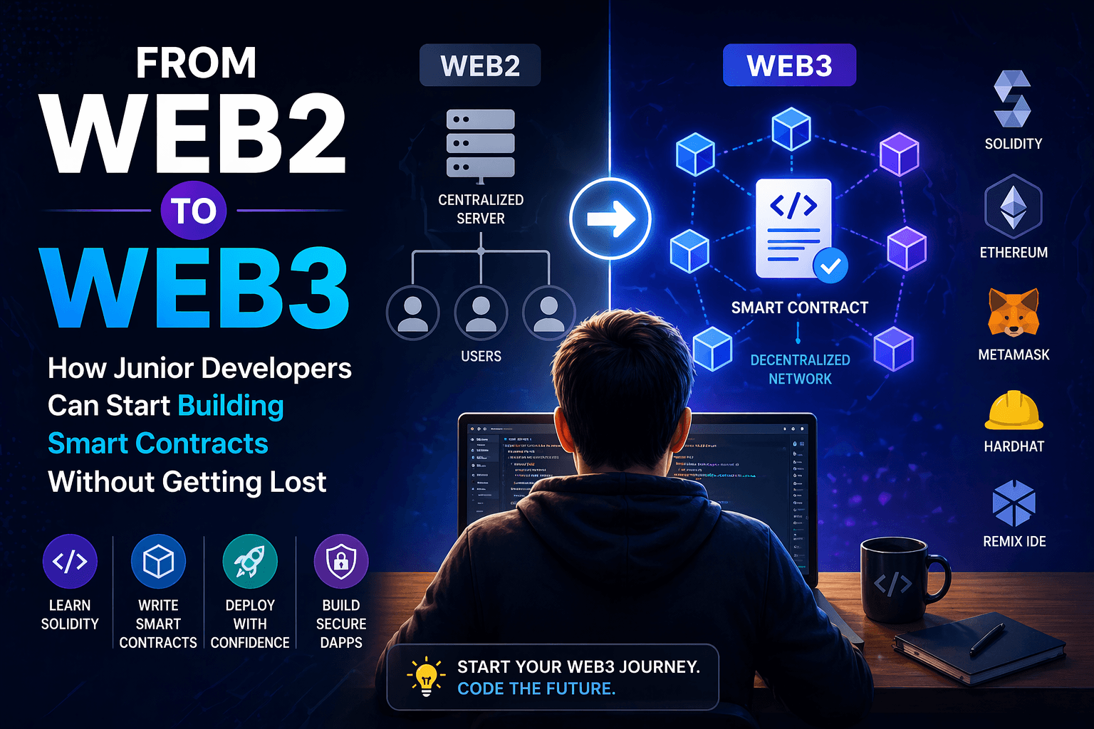From Web2 to Web3: How Junior Developers Can Start Building Smart Contracts Without Getting Lost