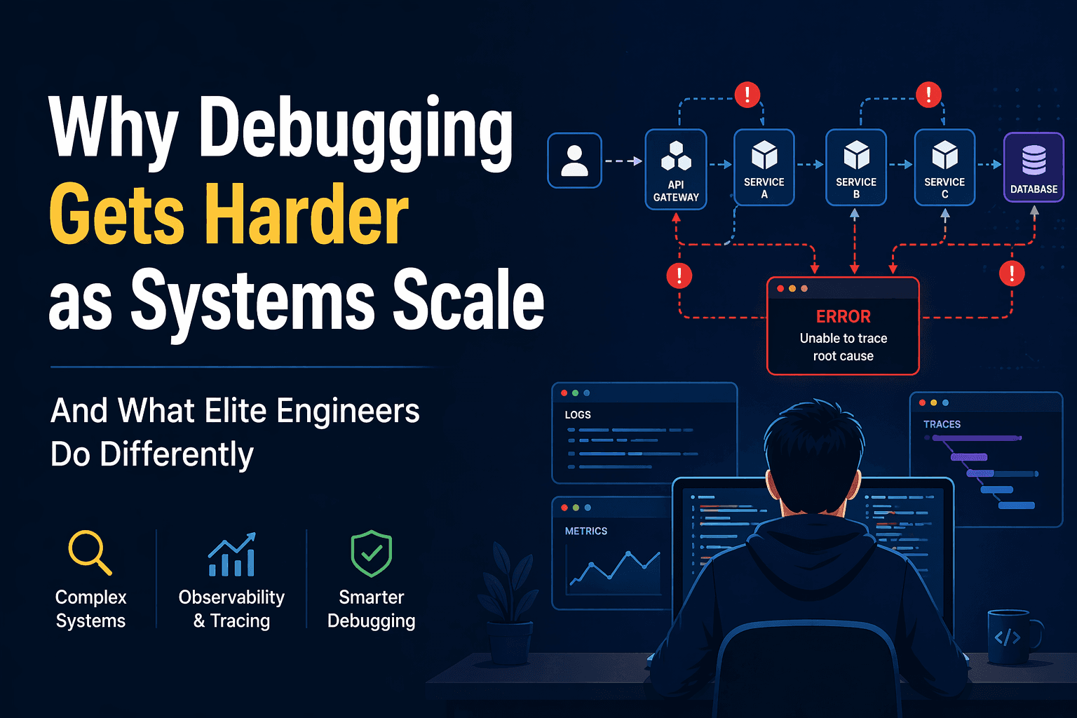 Why Debugging at Scale Gets Harder in Modern Systems